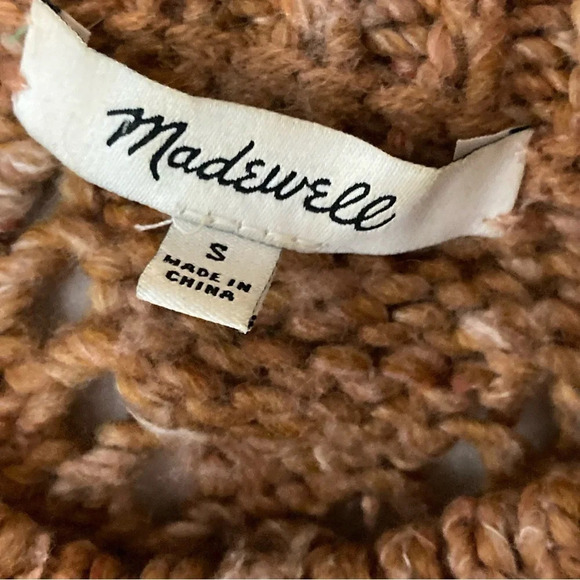 Madewell Pointelle Bubble Sleeve Sweater Small - Picture 5 of 6